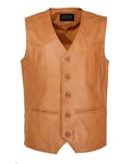 JCC Lederweste Pramo Beige/Braun/Orange/Rot