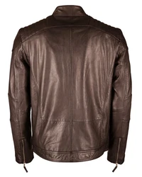 JCC Lederjacke IK3 Dunkelbraun/Braun/Grau