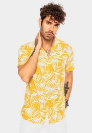 Kurzarmhemd Liverpool mit trendigem Allover-Print