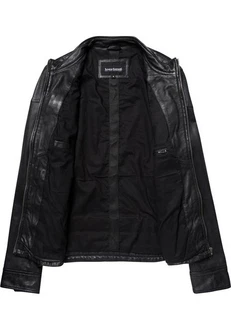 Bruno Banani Lederjacke Flint Bikerkragen