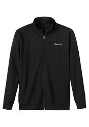 Bench. Loungewear Sweatjacke Schwarz/Beige