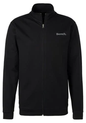Bench. Loungewear Sweatjacke Schwarz/Beige