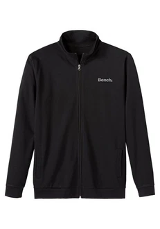 Bench. Loungewear Sweatjacke Schwarz/Beige