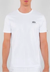Alpha Industries T-Shirt Backprint T Weiß/Creme/Grau