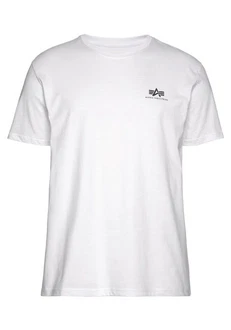 Alpha Industries T-Shirt Backprint T Weiß/Creme/Grau