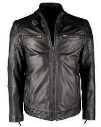 JCC Lederjacke IK3 Grau/Dunkelgrau/Schwarz