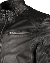 JCC Lederjacke IK3 Grau/Dunkelgrau/Schwarz