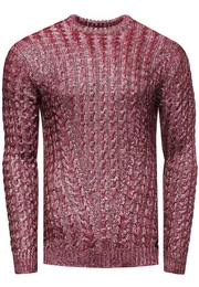 Strickpullover mit trendigem Zopfmuster