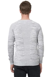 Rusty Neal Strickpullover Knitwear im sportiven Stil Grau/Hellgrau