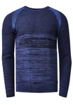 Rusty Neal Strickpullover Knitwear im sportiven Stil Dunkelblau/Hellblau/Lila/Blau