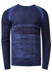 Rusty Neal Strickpullover Knitwear im sportiven Stil Dunkelblau/Hellblau/Lila/Blau