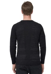 Rusty Neal Strickpullover Knitwear im sportiven Stil Schwarz/Dunkelgrau