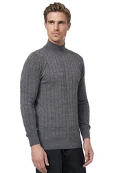 Rusty Neal Strickpullover mit Stehkragen 