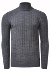 Rusty Neal Strickpullover mit Stehkragen 