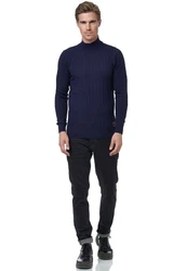 Rusty Neal Strickpullover mit Stehkragen 