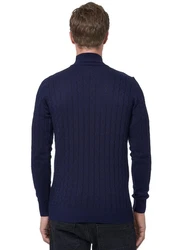 Rusty Neal Strickpullover mit Stehkragen 