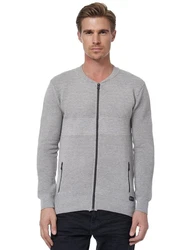 Rusty Neal Strickjacke Hellgrau/Grau
