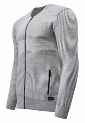 Rusty Neal Strickjacke Hellgrau/Grau