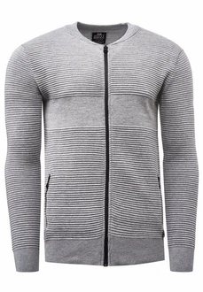 Rusty Neal Strickjacke Hellgrau/Grau
