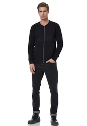 Rusty Neal Strickjacke Schwarz/Grau