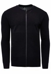Rusty Neal Strickjacke Schwarz/Grau