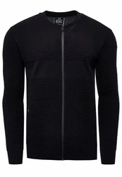 Rusty Neal Strickjacke Schwarz/Grau