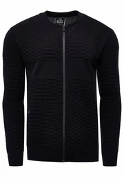 Strickjacke im trendigen Ripp-Design