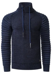 Strickpullover mit kuscheligem Schalkragen