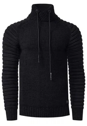 Strickpullover mit kuscheligem Schalkragen