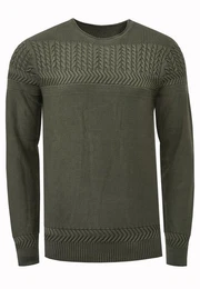 Strickpullover mit aufwendigem Strickmuster