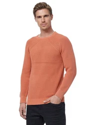 Rusty Neal Strickpullover Orange/Braun