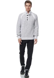 Rusty Neal Strickpullover Grau
