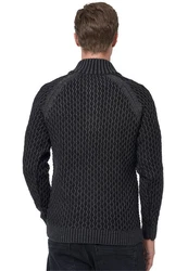 Rusty Neal Strickpullover Schwarz/Dunkelgrau/Dunkelblau