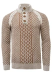 Rusty Neal Strickpullover Beige/Braun