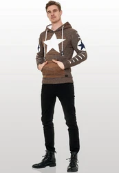 Rusty Neal Kapuzensweatshirt Design Creme/Schwarz/Grau/Braun/Hellblau/Dunkelbraun/Beige