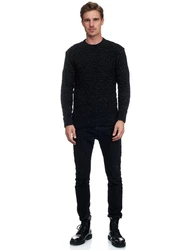 Rusty Neal Strickpullover Schwarz/Dunkelgrau/Grau