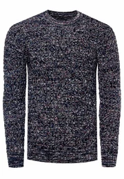 Strickpullover mit elegantem Rundhalsausschnitt