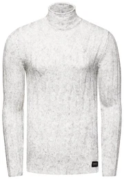 Strickpullover mit wrmendem Stehkragen