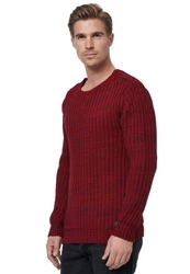 Rusty Neal Strickpullover Dunkelrot/Rot/Bordeaux