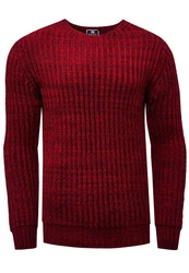 Rusty Neal Strickpullover Dunkelrot/Rot/Bordeaux