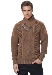 Rusty Neal Strickpullover Braun/Beige/Khaki