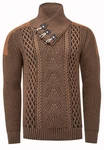 Rusty Neal Strickpullover Braun/Beige/Khaki