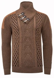 Strickpullover mit trendigem Strickmuster
