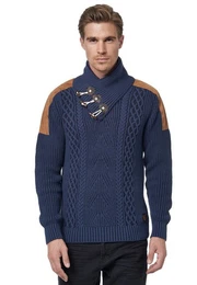 Strickpullover mit trendigem Strickmuster