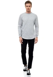 Rusty Neal Sweatshirt Grau/Hellgrau