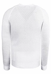 Rusty Neal Strickpullover Grobstrick-Design Weiß/Creme/Schwarz