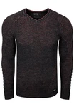 Rusty Neal Strickpullover Schwarz/Dunkelrot/Braun/Bordeaux/Lila