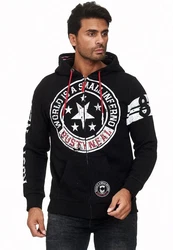 Rusty Neal Sweatjacke Schwarz/Rot