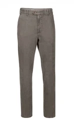 Brühl Chinohose Parma mit Komfortdehnbund Khaki/Grau