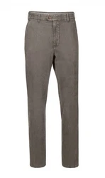 Brühl Chinohose Parma mit Komfortdehnbund Khaki/Grau